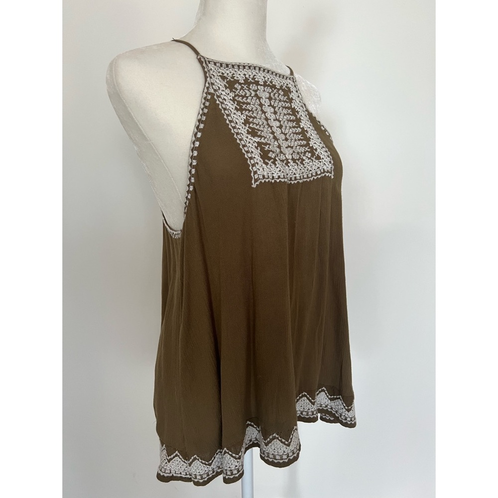 Ecoté Draped Backless Tank - Picture 2 of 3